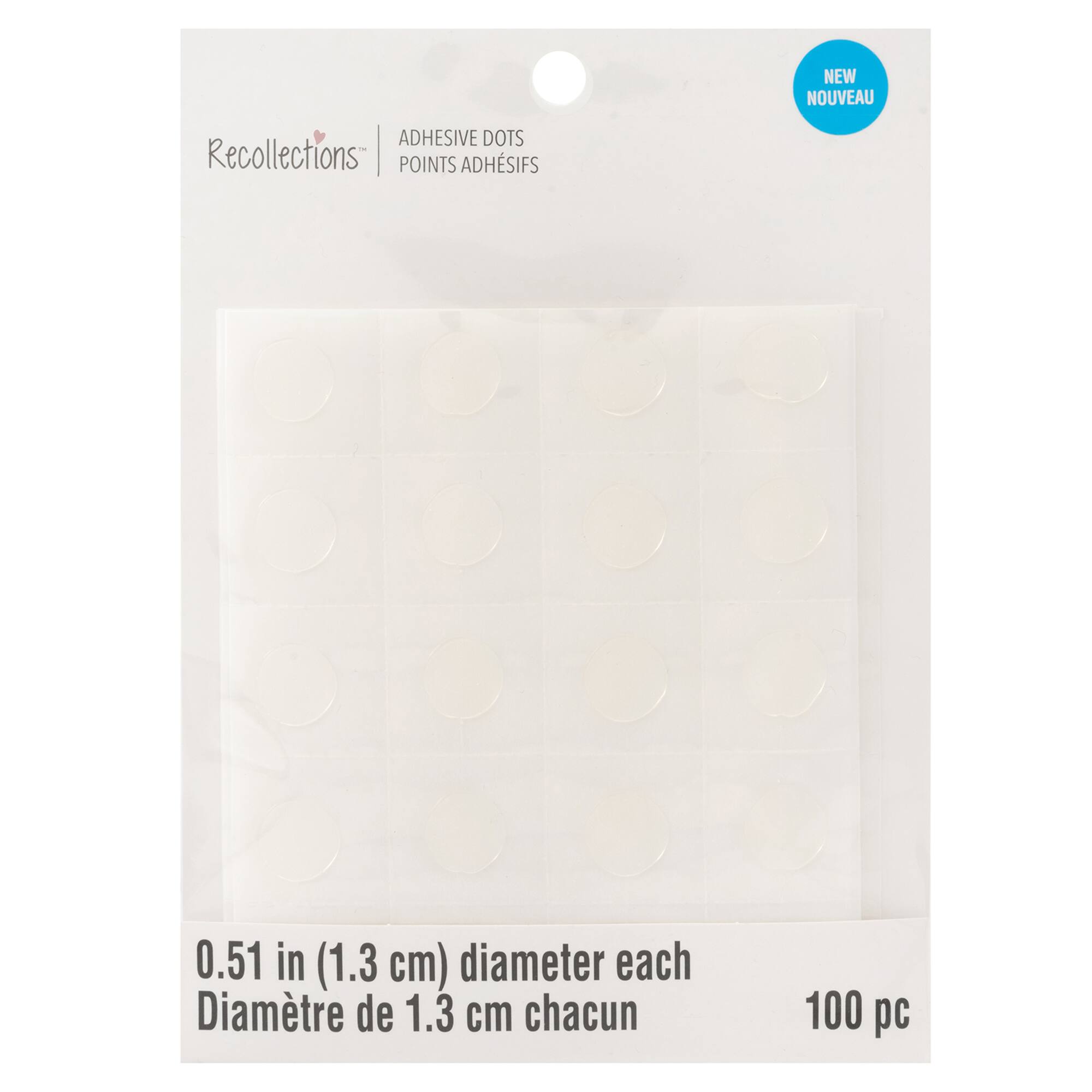 12 Packs: 100 ct. (1,200 total) 0.5" Adhesive Dots by Recollections™